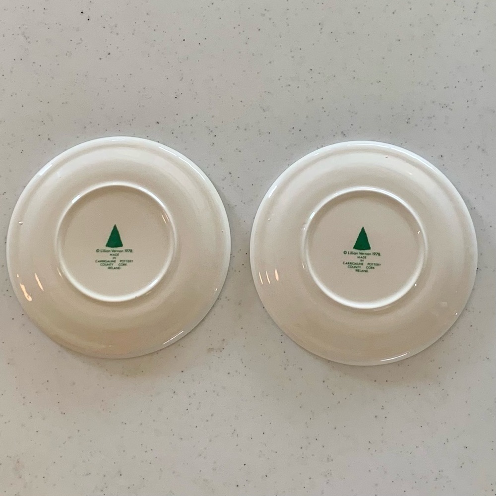 🎄Vintage Lillian Vernon 7" Christmas Plates 🍪 - Picture 2 of 4